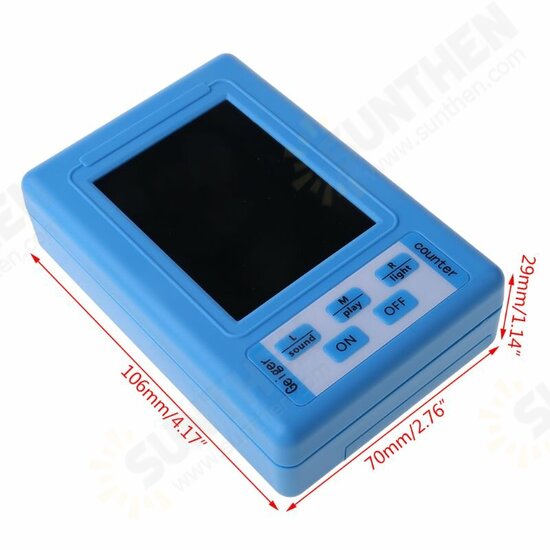 BR-9A Electromagnetic Radiation Detector EMF Meter Radiation Dosimeter Monitor Tester