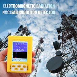 BR-9C 2-In-1 Handheld Portable Digital Display Electromagnetic Radiation Nuclear Radiation Detector Geiger Counter Full-Function BR-9C 2-In-1 Handheld Portable Digital Display Electromagnetic Radiation Nuclear Radiation Detector Geiger Counter Full-Function