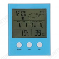 CH-904 Digital Thermometer Hygrometer Temperature Humidity Tester LED Backlight Time Date Calendar Alarm Clock Display Indoor CH-904 Digital Thermometer Hygrometer Temperature Humidity Tester LED Backlight Time Date Calendar Alarm Clock Display Indoor