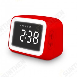 Digital Alarm Clock FM Radio Wireless bluetooth 5.0 LED Mirror With Speaker Digital Alarm Clock FM Radio Wireless bluetooth 5.0 LED Mirror With Speaker