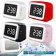 Digital Alarm Clock FM Radio Wireless bluetooth 5.0 LED Mirror With Speaker