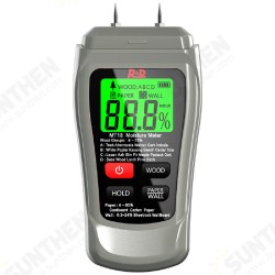 Digital Display Needle Type Wood Moisture Tester Wood and Cardboard Floor Mixed Wall Hygrometer Digital Display Needle Type Wood Moisture Tester Wood and Cardboard Floor Mixed Wall Hygrometer