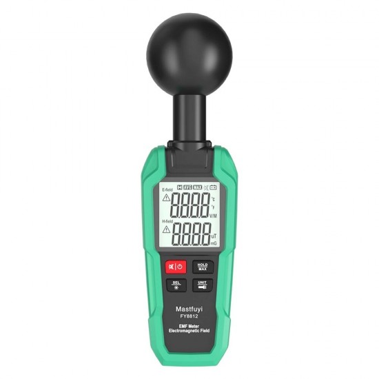 FY8812 2-inch LCD Digital Display EMF Meter High Precision Electromagnetic Wave Radiation Detector with Backlight Flashlight