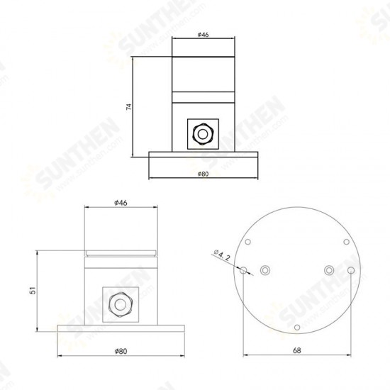 High-Precision Solar Radiation Sensor Sunlight Intensity Meter for Outdoor Meteorological Energy Agricultural Radiation Detection