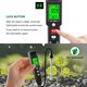 Portable LCD Display Digital EC/Temperature Soil check Meter with Backlight Display Waterproof Electrode check Planting