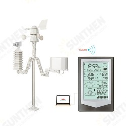 Smart Wireless 433MHz Weather Station -40℃-60℃ 20%-99% Thermometer Hygrometer Wind Speed and Direction Meter Rain Gauge for Weather Forecast Smart Wireless 433MHz Weather Station -40℃-60℃ 20%-99% Thermometer Hygrometer Wind Speed and Direction Meter Rain Gauge for Weather Forecast