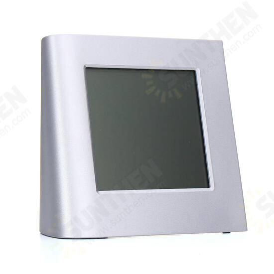 Solar Battery Wireless Weather Station Clock Temperature Sensor Meter Humidity Thermometer