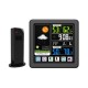 TS-3310-BK Full Touch Screen Wireless Weather Station Multi-function Color Screen Indoor Outdoor Temperature Humidity Meter Clock Weather Forecast TS-3310-BK Full Touch Screen Wireless Weather Station Multi-function Color Screen Indoor Outdoor Temperature Humidity Meter Clock Weather Forecast