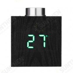 TS-T13 Wooden Grain LED Knob Digital Electronic Creative Thermometer Hygrometer USB Charging Temperature and Humidity Measure TS-T13 Wooden Grain LED Knob Digital Electronic Creative Thermometer Hygrometer USB Charging Temperature and Humidity Measure