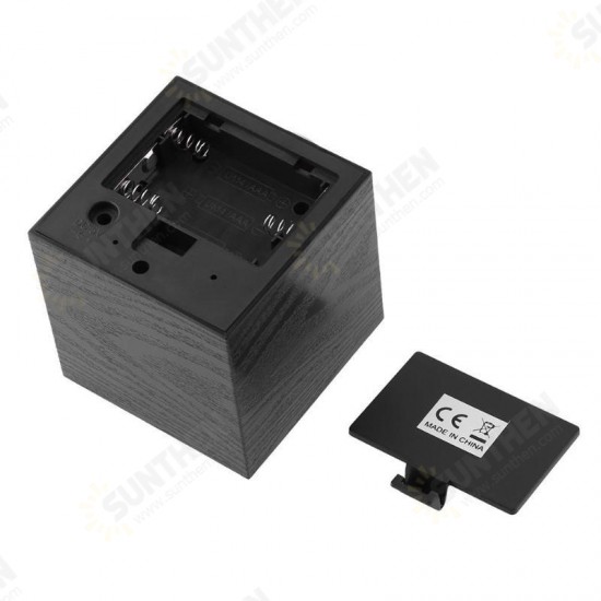 TS-T13 Wooden Grain LED Knob Digital Electronic Creative Thermometer Hygrometer USB Charging Temperature and Humidity Measure TS-T13 Wooden Grain LED Knob Digital Electronic Creative Thermometer Hygrometer USB Charging Temperature and Humidity Measure