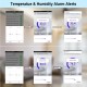 WIFI Smart Temperature Humidity Alarm Sensor Thermometer Hygrometer Detector Home Digital Display Android App Alert