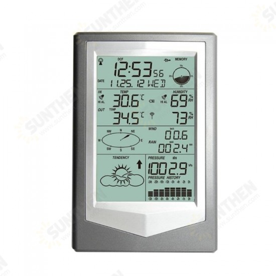WS1040 Professional Weather Station With PC Link Household Wireless Thermometer Hygrometer Barometric Pressure Weather Forecast WS1040 Professional Weather Station With PC Link Household Wireless Thermometer Hygrometer Barometric Pressure Weather Forecast