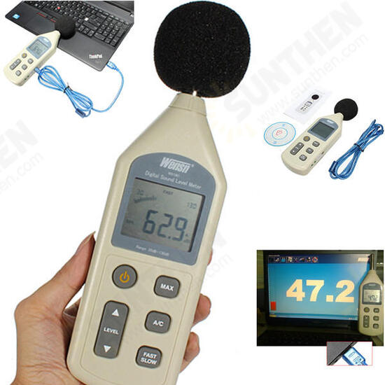 WS1361 Digital Sound Pressure Tester Noise Level Decibel Meter