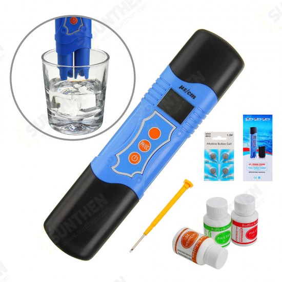 WS-EC9988 PH/TDS/Temp 3 In 1 Pen Type Meter Tester