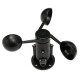 Wind Speed Sensor Anemometer Three Cups Aluminium Current Voltage Output 0-5V Wind Speed Sensor Anemometer Three Cups Aluminium Current Voltage Output 0-5V