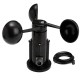 Wind Speed Sensor Anemometer Three Cups Aluminium Current Voltage Output 0-5V Wind Speed Sensor Anemometer Three Cups Aluminium Current Voltage Output 0-5V