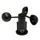 Wind Speed Sensor Anemometer Three Cups Aluminium Current Voltage Output 0-5V Wind Speed Sensor Anemometer Three Cups Aluminium Current Voltage Output 0-5V
