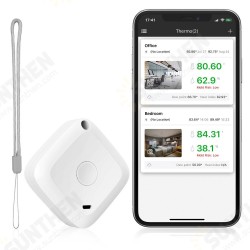 Wireless Thermometer Hygrometer Sensor Data Logger Digital °C/°F Indoor Outdoor bluetooth Temperature Humidity Meter Alarm Wireless Thermometer Hygrometer Sensor Data Logger Digital °C/°F Indoor Outdoor bluetooth Temperature Humidity Meter Alarm