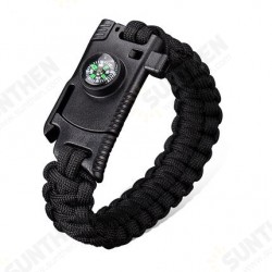 4 In 1 EDC Survival Bracelet Outdoor Emergency 7 Core Paracord Whistle Compass Kit 4 In 1 EDC Survival Bracelet Outdoor Emergency 7 Core Paracord Whistle Compass Kit