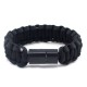 EDC Outdoor Survival Bracelet Camping Emergency Paracord Tool Kits USB Android Data Cable