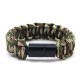 EDC Outdoor Survival Bracelet Camping Emergency Paracord Tool Kits USB Android Data Cable