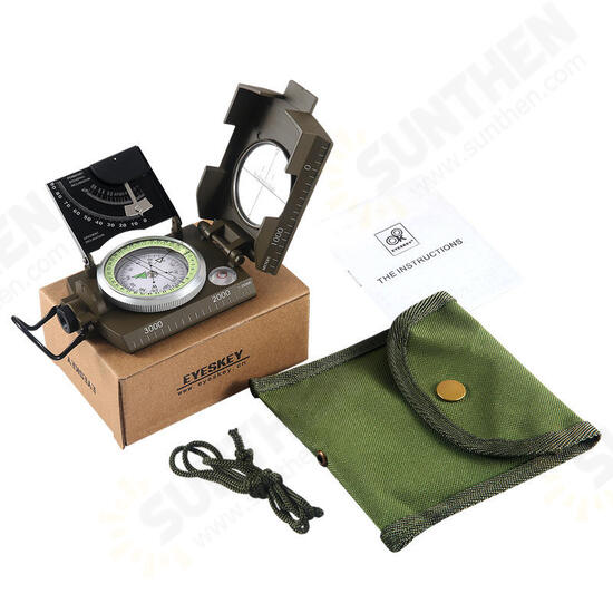 EK4076 Outdoor Multifunctional Compass Waterproof Geological Compass Camping Survival