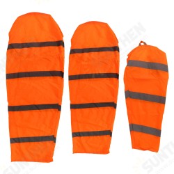 Reflective Tape Outdoor Windsocks Bag Weather Station Flag Belt for Airport Garden Patio Lawn Safety-S/M/L Reflective Tape Outdoor Windsocks Bag Weather Station Flag Belt for Airport Garden Patio Lawn Safety-S/M/L