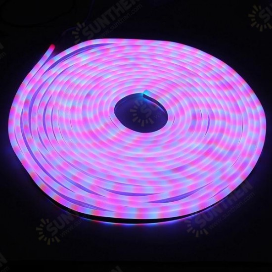 10M 2835 LED Flexible Neon Rope Strip Light Xmas Outdoor Waterproof 220V