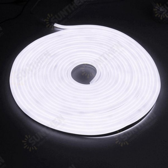 10M 2835 LED Flexible Neon Rope Strip Light Xmas Outdoor Waterproof 220V