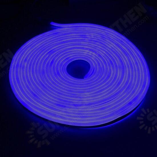 15M 2835 LED Flexible Neon Rope Strip Light Xmas Outdoor Waterproof 220V