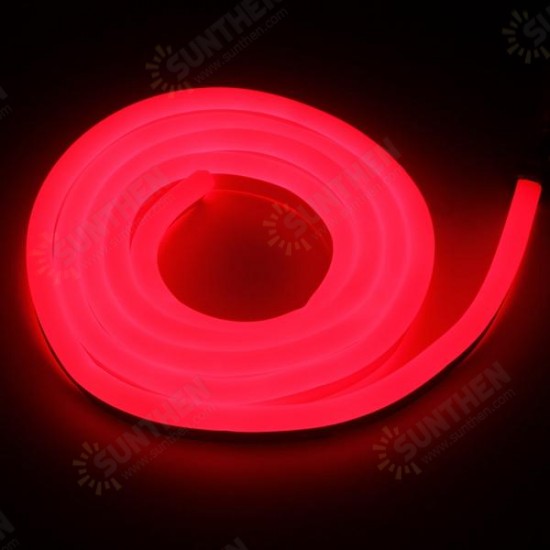 2M 2835 LED Flexible Neon Rope Strip Light Xmas Outdoor Waterproof 220V