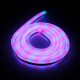 2M 2835 LED Flexible Neon Rope Strip Light Xmas Outdoor Waterproof 220V