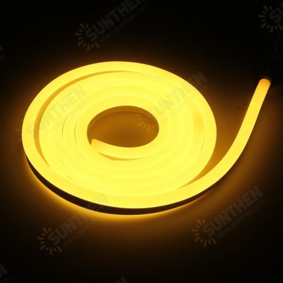 2M 2835 LED Flexible Neon Rope Strip Light Xmas Outdoor Waterproof 220V