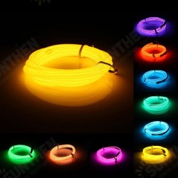 3M EL Led Flexible Soft Tube Wire Neon Glow Car Rope Strip Light Xmas Decor DC12V 3M EL Led Flexible Soft Tube Wire Neon Glow Car Rope Strip Light Xmas Decor DC12V