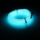 3M EL Led Flexible Soft Tube Wire Neon Glow Car Rope Strip Light Xmas Decor DC12V