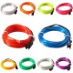 3M EL Led Flexible Soft Tube Wire Neon Glow Car Rope Strip Light Xmas Decor DC12V