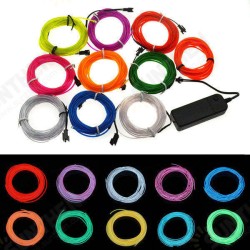 4M 10 colors 3V Flexible Neon EL Wire Light Dance Party Decor Light 4M 10 colors 3V Flexible Neon EL Wire Light Dance Party Decor Light