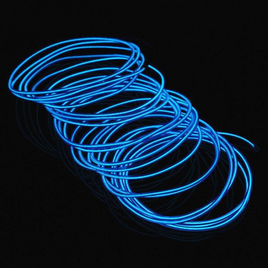 4M 10 colors 3V Flexible Neon EL Wire Light Dance Party Decor Light