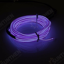 5M 8 Colors Flexible Bendable Neon EL Wire Strip Light for Dance Party Decor DC12V 5M 8 Colors Flexible Bendable Neon EL Wire Strip Light for Dance Party Decor DC12V