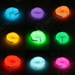 8M Single Color 5V USB Flexible Neon EL Wire Light Dance Party Decor Light 8M Single Color 5V USB Flexible Neon EL Wire Light Dance Party Decor Light