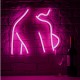 Neon Light Sign Custom Led Human Body Girl's Buttocks Visual Art Bar Club Wall Hanging Flexible Lighting For Sign Decor Room