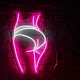 Neon Light Sign Custom Led Human Body Girl's Buttocks Visual Art Bar Club Wall Hanging Flexible Lighting For Sign Decor Room