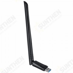 2.4G/5.8G 1300Mbps W/Antenna Wireless Network Card Driver-free Dual-band Gigabit Wireless Wifi Adapter Network Card 5.8G Wifi Receiver Through the Wall 2.4G/5.8G 1300Mbps W/Antenna Wireless Network Card Driver-free Dual-band Gigabit Wireless Wifi Adapter Network Card 5.8G Wifi Receiver Through the Wall