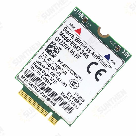 4G LTE Mobile Broadband 4G Card EM7345 Module for Lenovo