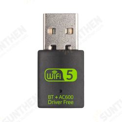 600M Dual Band Driver USB2.0 Wireless Networking Adapter WiFi 2 in 1 Wireless Network Card for Desktop 600M Dual Band Driver USB2.0 Wireless Networking Adapter WiFi 2 in 1 Wireless Network Card for Desktop