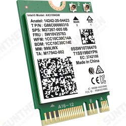 WiFi6E M.2 PCIE Wireless Adapter 5374Mbps Triple Band 2.4G/5.8G/6G bluetooth 5.2 Internal Network Card for Laptop AX210vPro-M WiFi6E M.2 PCIE Wireless Adapter 5374Mbps Triple Band 2.4G/5.8G/6G bluetooth 5.2 Internal Network Card for Laptop AX210vPro-M
