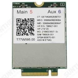 Lt4120 X5 LTE T77W595 796928-001 4G WWAN M.2 150Mbps LTE Modem for HP Elite X2 840 850 G3 640 650 645 G2 green Lt4120 X5 LTE T77W595 796928-001 4G WWAN M.2 150Mbps LTE Modem for HP Elite X2 840 850 G3 640 650 645 G2 green