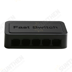 5-Port Mini Switch 100Mbps Ethernet Switch Plug and Play RJ45 Network Splitter 5-Port Mini Switch 100Mbps Ethernet Switch Plug and Play RJ45 Network Splitter