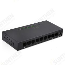 9-Port 100M Ethernet Switch RJ45 Network Cable Hub Ethernet Splitter for Dormitory Home Monitoring 9-Port 100M Ethernet Switch RJ45 Network Cable Hub Ethernet Splitter for Dormitory Home Monitoring