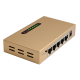 5-port 100Mbps Switch Wall Mounted Enterprise Metal Network Hub Splitter Fast Ethernet Switch